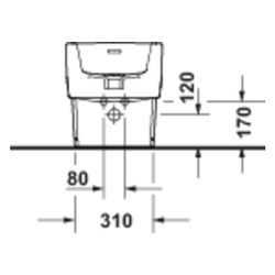 Duravit Balcoon Stand Bidet 570x370x400mm Weiß Seidenmatt DuraShield 1 HL mit Überl... DURAVIT-272610AC00 4067116443998 (Abb. 1)
