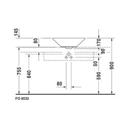 Duravit Starck 1 Aufsatzbecken 530mm, Weiß Hochglanz, WonderGliss, Konisch, ohne H... DURAVIT-04085300001 4021534183935 (Abb. 1)