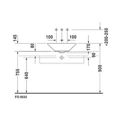 Duravit Starck 1 Aufsatzbecken 530mm, Weiß Hochglanz, WonderGliss, Konisch, ohne H... DURAVIT-04085300001 4021534183935 (Abb. 1)