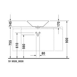 Duravit Starck 1 Aufsatzbecken 530mm, Weiß Hochglanz, WonderGliss, Konisch, ohne H... DURAVIT-04085300001 4021534183935 (Abb. 1)