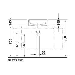 Duravit Starck 1 Aufsatzbecken 460mm, Weiß Hochglanz, rund, ohne Überlauf und HLB, ... DURAVIT-0445460000 4021534216817 (Abb. 1)