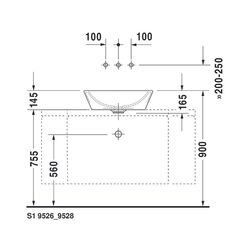 Duravit Starck 1 Aufsatzbecken 530mm, Weiß Hochglanz, WonderGliss, rund, ohne HLB ... DURAVIT-04475300001 4021534217401 (Abb. 1)
