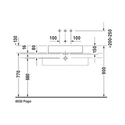 Duravit Vero Aufsatzbecken 600mm, Weiß Hochglanz, Rechteckig, ohne Überlauf und HLB... DURAVIT-0455600000 4021534217272 (Abb. 1)