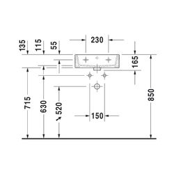 Duravit Vero Air Handwaschbecken 350x450x165mm, Weiß Hochglanz, WonderGliss, Recht... DURAVIT-07244500001 4053424139302 (Abb. 1)