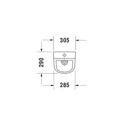 Duravit D-Code Urinal 290x305x565mm Weiß Hochglanz HYG Rimless, Verdrängung, verdec... DURAVIT-0828302000 4053424325996 (Abb. 1)