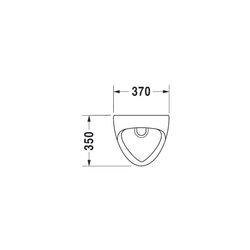 Duravit Design Classics Urinal 350x370x705mm Weiß Hochglanz WonderGliss geschlosse... DURAVIT-08473700001 4021534193958 (Abb. 1)