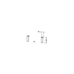 Duravit Universal Sockelfuß 10x44x152mm, Aluminium Matt, für Serie L-Cube, C-bonde... DURAVIT-UV999100000 4053424030982 (Abb. 1)