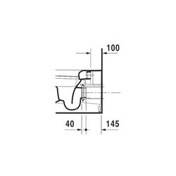 Duravit ME by Starck Stand WC 600x370x400mm, Weiß Hochglanz, WonderGliss, Back to ... DURAVIT-21690900001 4021534966842 (Abb. 1)