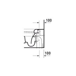 Duravit ME by Starck Stand WC 600x370x400mm, Weiß Hochglanz, WonderGliss, Back to ... DURAVIT-21690900001 4021534966842 (Abb. 1)