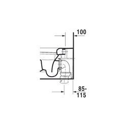 Duravit ME by Starck Stand WC 600x370x400mm, Weiß Hochglanz, WonderGliss, Back to ... DURAVIT-21690900001 4021534966842 (Abb. 1)
