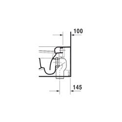 Duravit ME by Starck Stand WC 600x370x400mm, Weiß Hochglanz, WonderGliss, Back to ... DURAVIT-21690900001 4021534966842 (Abb. 1)