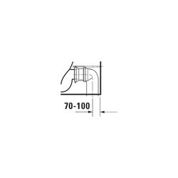 Duravit No.1 Stand WC für Kombination 650x365x420mm, Weiß Hochglanz, HygieneGlaze, ... DURAVIT-2182092000 4053424507804 (Abb. 1)
