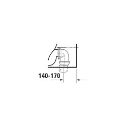 Duravit No.1 Stand WC für Kombination 650x365x420mm, Weiß Hochglanz, HygieneGlaze, ... DURAVIT-2182092000 4053424507804 (Abb. 1)