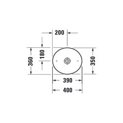 Duravit Cape Cod Aufsatzbecken 400mm, Weiß Hochglanz, DuraCeram, Oval, ohne Überlau... DURAVIT-2328400000 4053424675527 (Abb. 1)