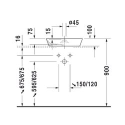Duravit Cape Cod Aufsatzbecken 480mm, Weiß Hochglanz, DuraCeram, rund, ohne Überlau... DURAVIT-2328480000 4021534955341 (Abb. 1)