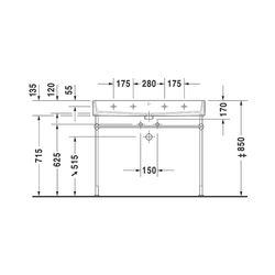 Duravit Vero Air Waschtisch 470x1000x170mm wh Weiß Hochglanz, Rechteckig, WonderGl... DURAVIT-23501000001 4053424115276 (Abb. 1)