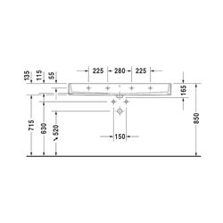 Duravit Vero Air Waschtisch 470x1200x165mm wh Weiß Hochglanz, Rechteckig, WonderGl... DURAVIT-23501200271 4053424121291 (Abb. 1)