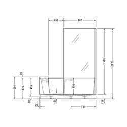 Duravit Shower and Bath Badewanne510x750x1700mm, 285l, Mattweiß, Rechteckig, N... DURAVIT-700455000000000 4053424917504 (Abb. 1)