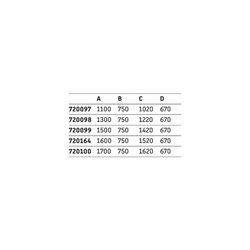 Duravit D-Code Duschwanne 750x1100x85mm, Rechteckig, Weiß glänzend, aus Sanitä... DURAVIT-720097000000000 4021534822803 (Abb. 1)