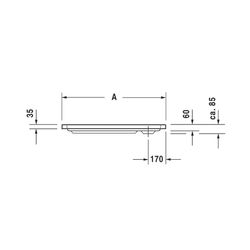 Duravit D-Code Duschwanne 750x900x85mm, Rechteckig, Weiß glänzend, aus Sanitär... DURAVIT-720104000000000 4021534824067 (Abb. 1)