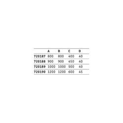 Duravit Tempano Duschwanne Halbeinbau Bodenbündig 800x800x40mm, Quadratisch, W... DURAVIT-720187000000000 4053424675190 (Abb. 1)