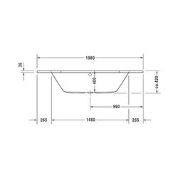 Duravit D-Code Whirlwanne Fünfeck, Einbau, 1400x1400x420mm, Jet Project, 2 Rüc... DURAVIT-760137000JP1000 4053424066134 (Abb. 1)