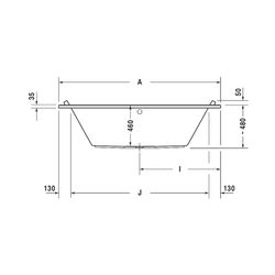 Duravit Starck Wannen Whirlwanne Rechteckig, Einbau, 900x1800x480mm Combi-Syst... DURAVIT-760339000CP1000 4053424072883 (Abb. 1)