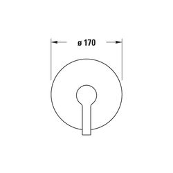 Duravit B.2 Einhebel-Brausemischer Unterputz, Anzahl Verbraucher 1, Chrom, 24,5l/... DURAVIT-B24210010010 7612158495381 (Abb. 1)