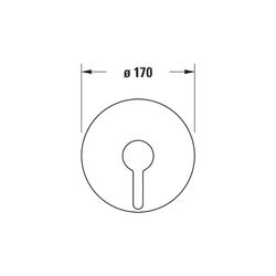 Duravit C.1 Einhebel-Brausemischer Unterputz, Anzahl Verbraucher 2, Chrom, Hand-/... DURAVIT-C14210012010 7612158492274 (Abb. 1)