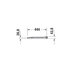 Duravit Design Classics WC-Sitz rechteckig Weiß Hochglanz, 371x63x463mm, Absenkauto... DURAVIT-0021190000 4053424682167 (Abb. 1)