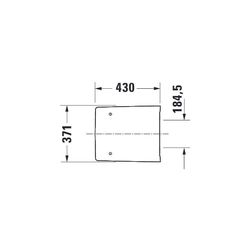 Duravit Design Classics WC-Sitz eckig Weiß Hochglanz, 371x63x433mm, mit Absenkautom... DURAVIT-0021290000 4053424682181 (Abb. 1)