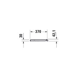 Duravit No.1 WC-Sitz rechteckig Weiß Hochglanz, 331x42x385mm, mit Absenkautomatik, ... DURAVIT-0021390000 4053424800363 (Abb. 1)