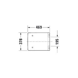 Duravit Vero Air WC-Sitz eckig Weiß Hochglanz, 378x49x469mm, ohne Absenkautomatik, ... DURAVIT-0022010000 4053424336213 (Abb. 1)