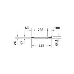 Duravit Vero Air WC-Sitz eckig Weiß Hochglanz, 378x49x469mm, ohne Absenkautomatik, ... DURAVIT-0022010000 4053424336213 (Abb. 1)