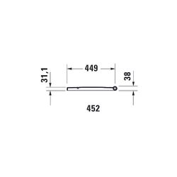 Duravit Vero Air WC-Sitz eckig Weiß Hochglanz, 378x49x469mm, mit Absenkautomatik, S... DURAVIT-0022090000 4053424336220 (Abb. 1)
