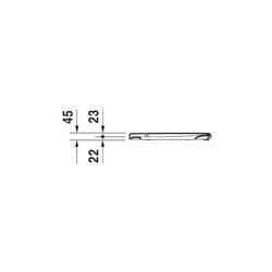 Duravit WC-Sitz, Weiß Hochglanz 370x37x500mm, ohne Absenkautomatik, Edelstahl-Schar... DURAVIT-0063320000 4021534634314 (Abb. 1)
