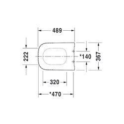 Duravit Happy D.2 WC-Sitz Weiß HG 367x43x489mm mit Absenkauto. Sitzgarnitur ab. Ede... DURAVIT-0064690099 4021534985805 (Abb. 1)