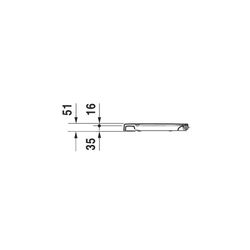 Duravit Vero WC-Sitz Rechteckig, Weiß Hochglanz 340x45x428mm mit Absenkauto. Sitzga... DURAVIT-0067690000 4021534403972 (Abb. 1)