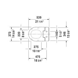 Duravit SensoWash Slim Dusch-WC 539x373mm, Weiß, Absenkautomatik, Fernbedienun... DURAVIT-611000002304300 4053424688756 (Abb. 1)