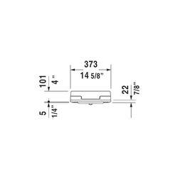 Duravit SensoWash Slim Dusch-WC 539x373mm, Weiß, Absenkautomatik, Fernbedienun... DURAVIT-611000002304300 4053424688756 (Abb. 1)