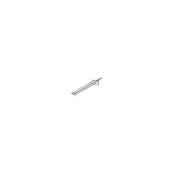 Duravit Universal Konsolenträger 400x90x60mm, Diamantschwarz Matt, Stahl für DuraS... DURAVIT-UV992600000 4053424035260 (Abb. 1)
