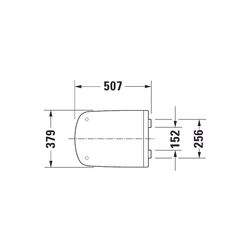 Duravit DuraStyle WC-Sitz Weiß Hochglanz 379x43x507mm, ohne Absenkautomatik, Edelst... DURAVIT-0062310000 4021534958656 (Abb. 1)