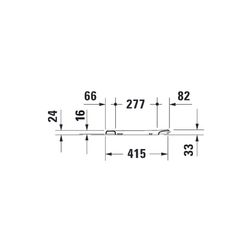 Duravit Starck 3 WC-Sitz D-shaped, Weiß Hochglanz 370x38x436mm, ohne Absenkautomati... DURAVIT-0063810000 4021534224171 (Abb. 1)