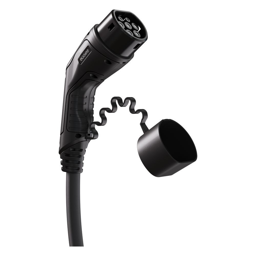 Easee Ladekabel Typ 2, 7,5 m, 3-phasig, 32 A, 22 kW für Wallbox & Elektroauto, schwarz, 90... EASEE-90201 4055626944388 (Abb. 2)