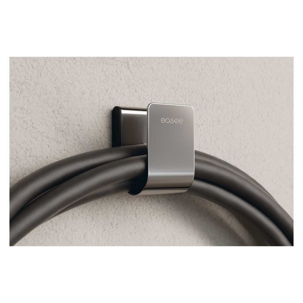 Easee U-Hook Premium, hochglanzpolierter Edelstahl-Kabelhalter für ein Ladekabel, 90103... EASEE-90103 7090052310120 (Abb. 2)
