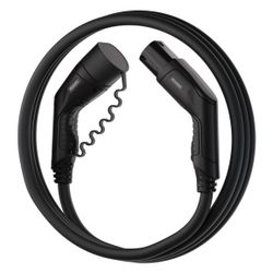Easee Ladekabel Typ 2, 7,5 m, 3-phasig, 32 A, 22 kW für Wallbox & Elektroauto, schwarz, 90... EASEE-90201 4055626944388 (Abb. 1)