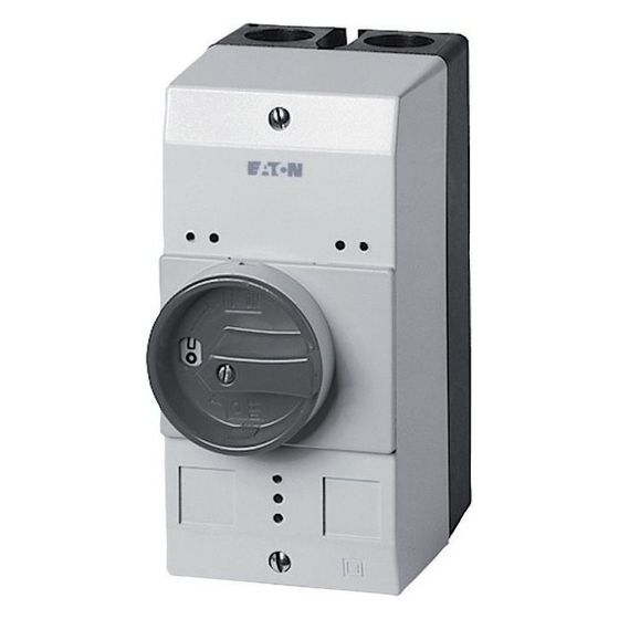 Eaton Isolierstoffgehäuse CI-PKZ0-GM, 158x80x126mm, IP55, Kunststoff, Schwarz/Grau