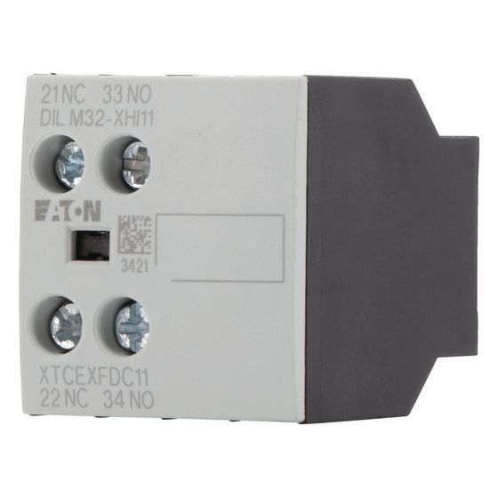 Eaton Hilfsschalterbaustein DILM DILM32-XHI11, 2-polig, Schraubklemmen, Frontbefestigung