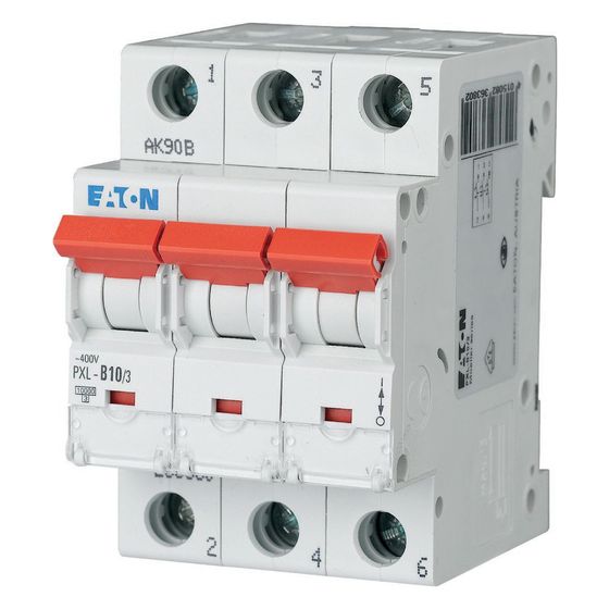 Eaton Leitungsschutzschalter PXL PXL-C10/3, 10A, 3-polig, 400V