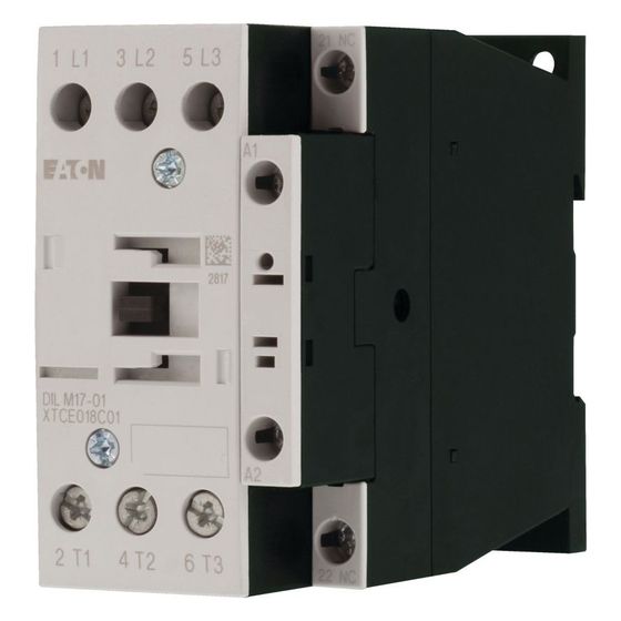 Eaton Leistungsschütz DILM17-01(RDC24), 3-polig 7,5kW 1Ö, Schraubklemmen